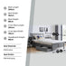 Azure White Solid Pine Single Bed Frame