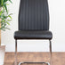 Palma Black Semi Gloss Round Dining Table & 4 Black Lorenzo Chairs