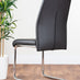 Novara Round Dining Table And 2 Black Lorenzo Chairs Set