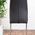 Palma Black Semi Gloss Round Dining Table & 4 Black Lorenzo Chairs