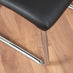 Palma Black Semi Gloss Round Dining Table & 4 Black Lorenzo Chairs