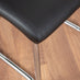 Renato 120cm High Gloss Extending Dining Table and 4 Black Lorenzo Chairs