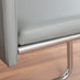 Imperia White High Gloss Dining Table And 6 Elephant Grey Lorenzo Dining Chairs Set