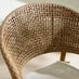 Asa Wood & Wicker 4 Seat Garden Dining Set