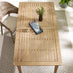 Asa Wood & Wicker 6 Seat Garden Dining Set