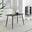 Asti Grey Marble Ceramic Top Dining Table & 4 Grey Asti Chairs