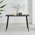Asti Rectangular Grey Marble Effect Ceramic 4 Seater Dining Table