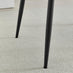 Asti Rectangular Grey Marble Effect Ceramic 4 Seater Dining Table