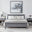 Azure Grey Solid Pine Double Bed Frame + Windsor Mattress