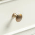 Belle Solid Oak Wood & Cream 3 Drawer Chest of Drawers