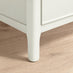 Belle Solid Oak Wood & Cream 2 Drawer TV Stand