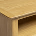 Belle Solid Oak Wood 2 Drawer TV Stand