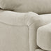 Bernie Beige Chenille Fabric 3 Seater Sofa