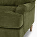 Bernie Green Chenille Fabric Armchair