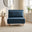Bobby Blue Velvet Single Folding Sofa Bed Chair