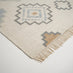 Briony Beige & Blue Aztec Patterned Kilim Rug 200x290cm