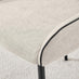 Novara Black Top Dining Table & 6 Beaumont Cream Fabric Chairs