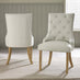 Bude Cream Round Wooden Dining Table & 4 Belgravia Chairs
