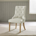 Padstow Cream Wooden Extending Dining Table & 6 Belgravia Chairs