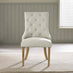Padstow Cream Wooden Extending Dining Table & 6 Belgravia Chairs