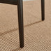 Leif Wood Rectangular Extending Table & 4 Caia Black Wishbone Oak Dining Chairs