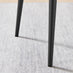 Penrose Black Round Dining Table & 4 Black Calla Faux Leather Chairs