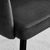 Novara Grey Concrete Effect Black Leg 120cm Round Dining Table & 6 Black Calla Black Leg Chairs