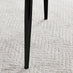 Novara Grey Concrete Effect Black Leg 120cm Round Dining Table & 6 Black Calla Black Leg Chairs
