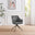 2x Calla Grey Velvet Swivel Dining Chairs