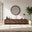 Delphine Walnut Burl Wood Effect 4 Door Large Storage TV Stand