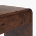 Delphine Walnut Burl Wood Effect 2 Drawer Desk