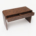 Delphine Walnut Burl Wood Effect 2 Drawer Desk
