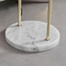 Danielle Teal and Marble Standing Floor Lamp