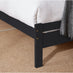 Declan Dark Grey Solid Pine King Bed Frame