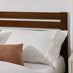 Declan Walnut Solid Pine King Bed Frame