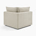 Echo Cream Linen-Look Fabric 4 Seater Modular Corner Sofa