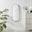 Elodie Black Metal Large 120x50 Pebble Shape Wall Mirror