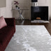 Elysia Metallic Silver Lustre Rug 160x230