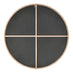 Emma Gold Round Wall Mirror 80cm