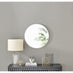 Emma White Small Round Wall Mirror 60cm