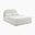Freja Beige Boucle Fabric Ottoman King Size Bed Frame