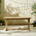 Hamburg Wood 6-8 Seat Extending Oval Garden Dining Table