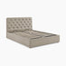 Hayden Taupe Velvet Ottoman King Size Bed Frame