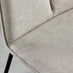 Leonardo Oak Effect Dining Table & 4 Halle Taupe Fabric Chairs