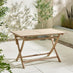 Hamburg & Asa Wood & Wicker 4 Seat Garden Dining Set