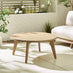 Iko Round Wood Garden Coffee Table