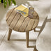 Iko Wood & Cream 4 Seat Garden Sofa & Chairs Set