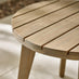 Iko Wood & Cream 4 Seat Garden Sofa & Chairs Set