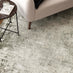 Iona Textured Green Border Rug 120x170