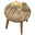 Iko Wood Round Indoor / Outdoor Side Table